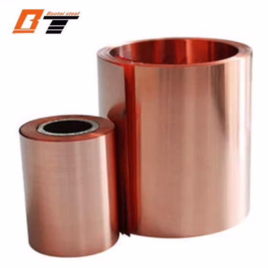 Tira de cobre Haotai e folha de cobre C11000 C10200 C12000 C17200 0,01 mm