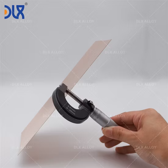 Tira de bronze lisa da bobina da liga de bronze do cátodo do fio de cobre de C27000 Cuzn36